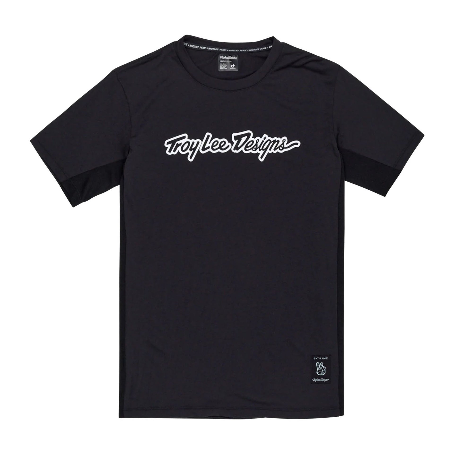 Camiseta Manga Corta Troy Lee Designs Skyline Signature Black